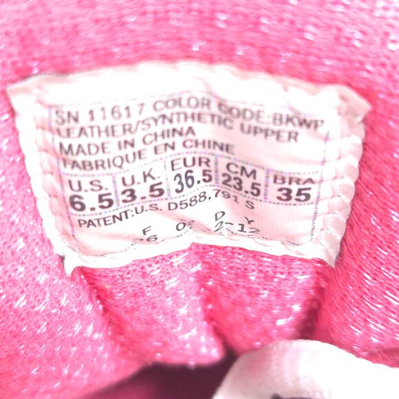 Skechers DLites Athletic Running Lace Up Shoe Womens Size 6.5 11617 Black White - Picture 7 of 9